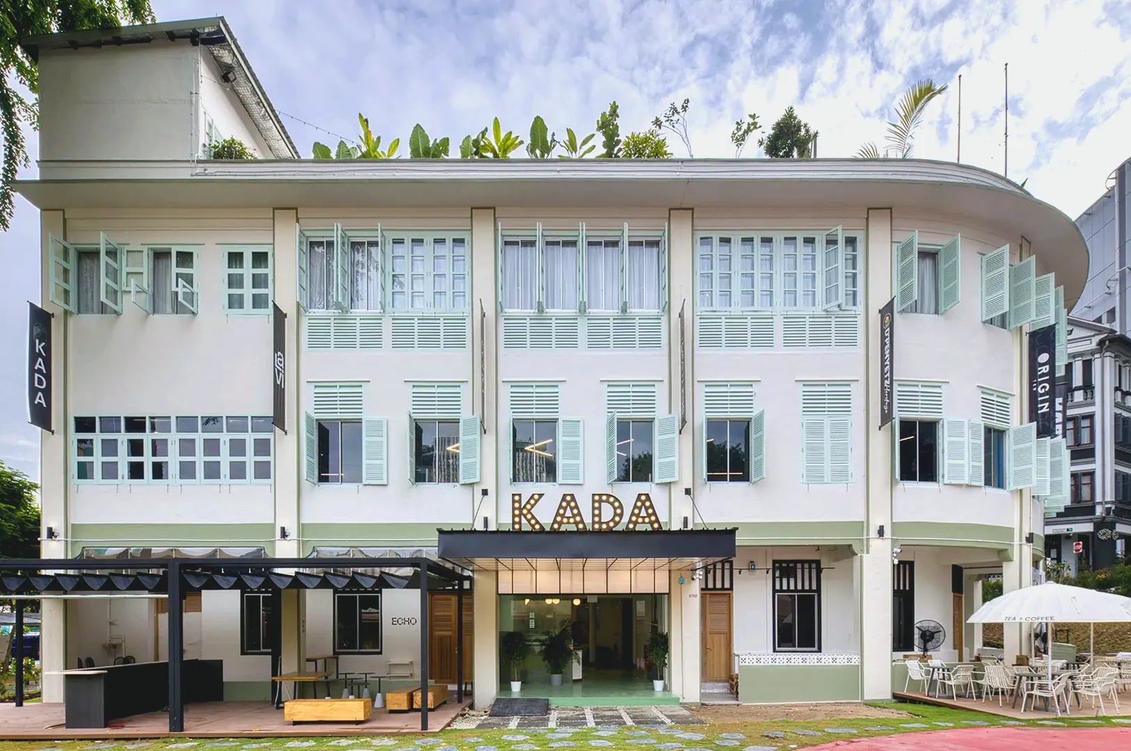 Habyt Kada at Maxwell Singapore heritage building exterior