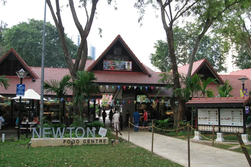 Newton Food Centre entrance, Singapore